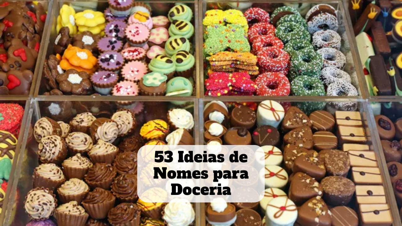 Ideias De Nomes Para Doceria Beleza Lucrativa