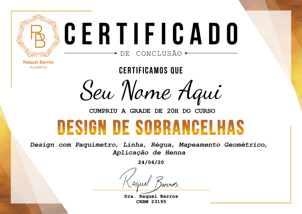 Curso de Design de Sobrancelhas Online Grátis