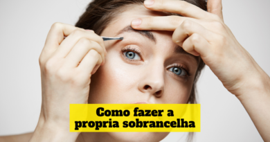 como fazer a propria sobrancelha