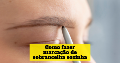 como fazer marcação de sobrancelha sozinha