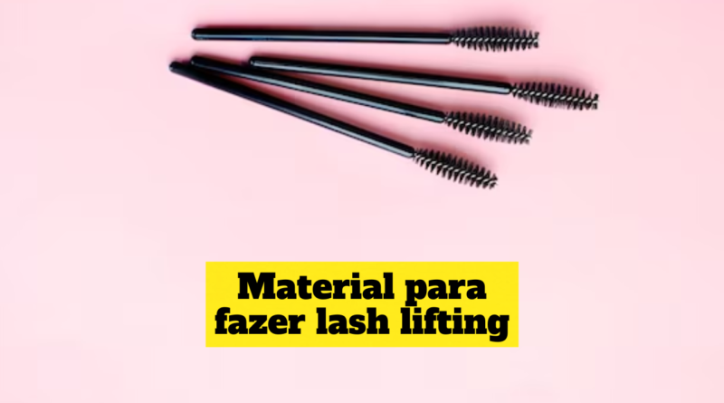 material para lash lifting