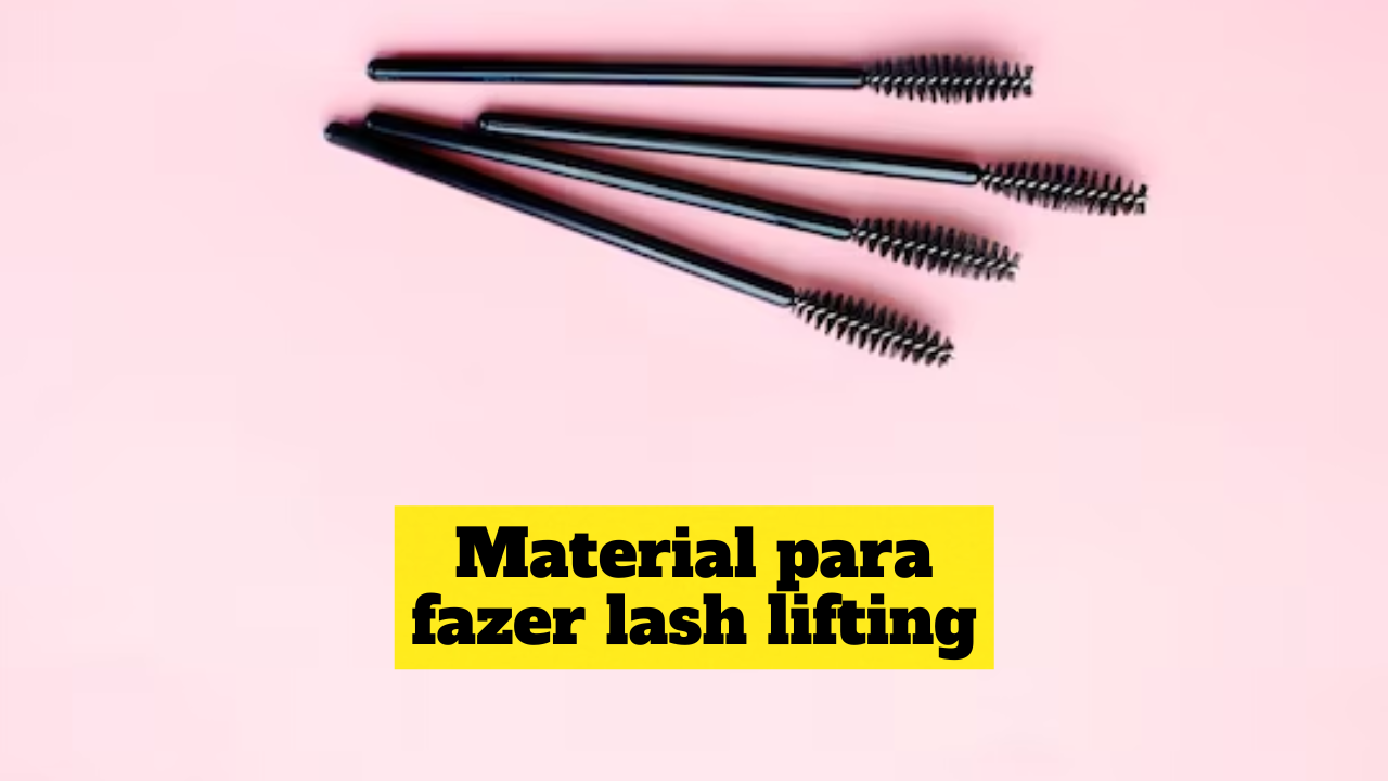 material para lash lifting
