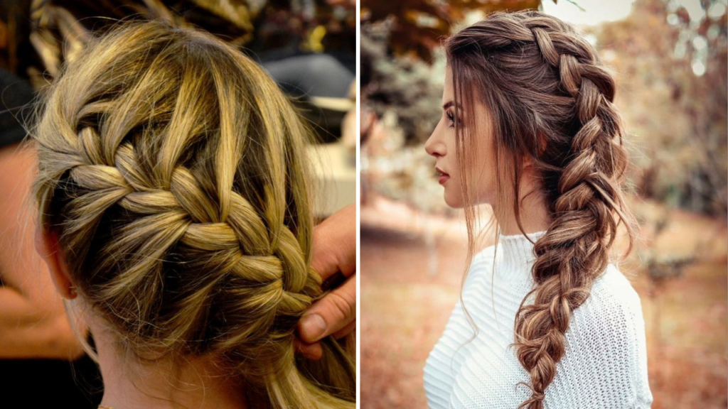 penteado cabelo cacheado com trança