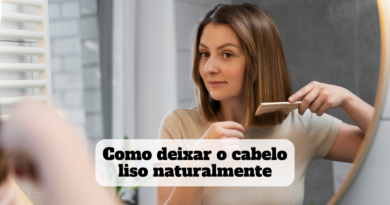 como deixar o cabelo liso naturalmente