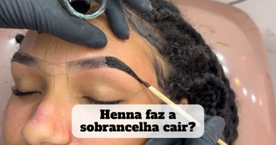 henna faz a sobrancelha cair