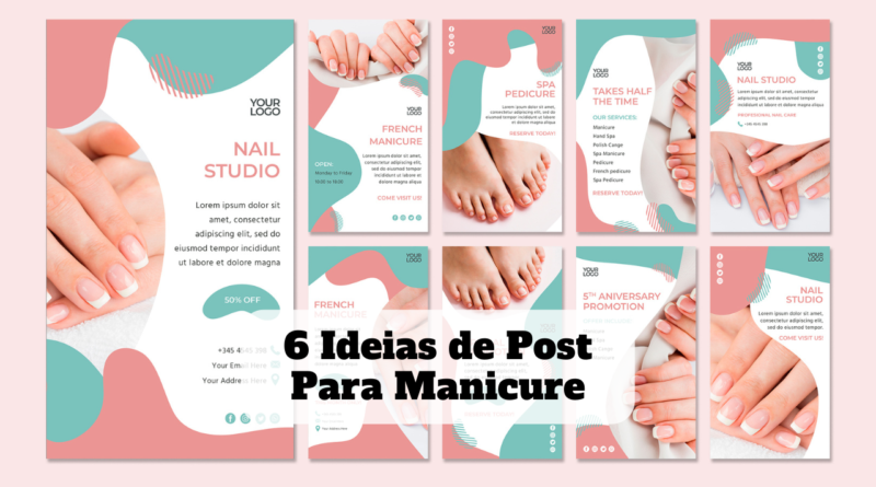 ideias de post para manicure