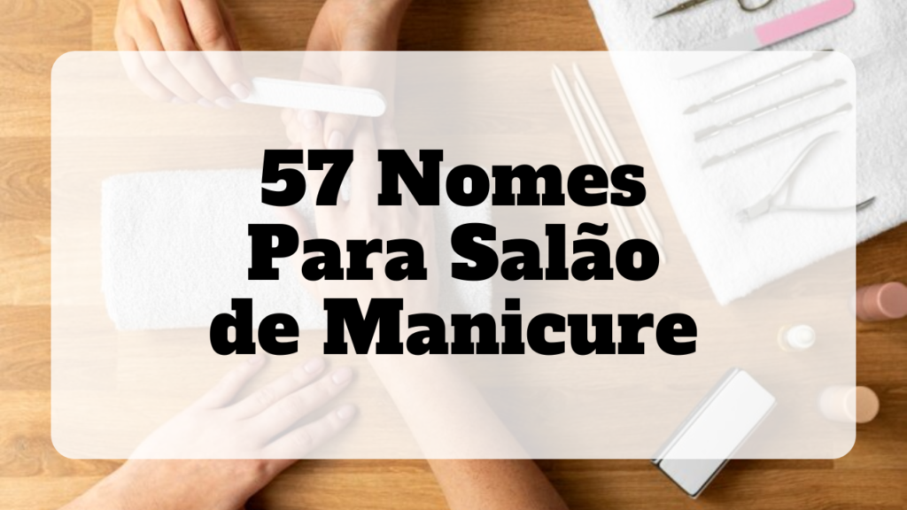 nomes para salão de manicure