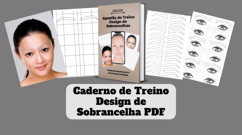 Caderno de Treino Design de Sobrancelha PDF