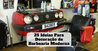 decoração de barbearia moderna