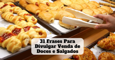 frases para divulgar venda de doces e salgados