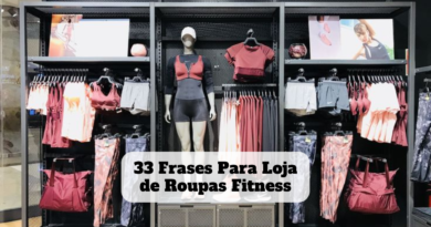 frases para loja de roupas fitness