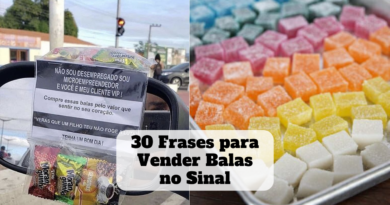 frases para vender balas no sinal