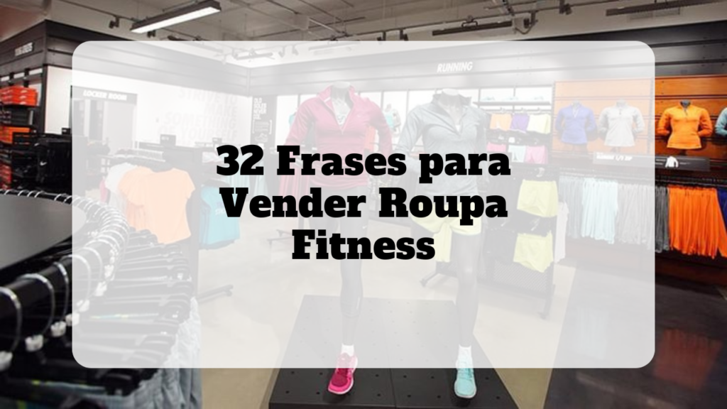 frases para vender roupa fitness