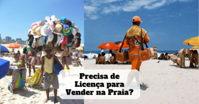 precisa de licença para vender na praia