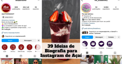 biografia para instagram de açaí