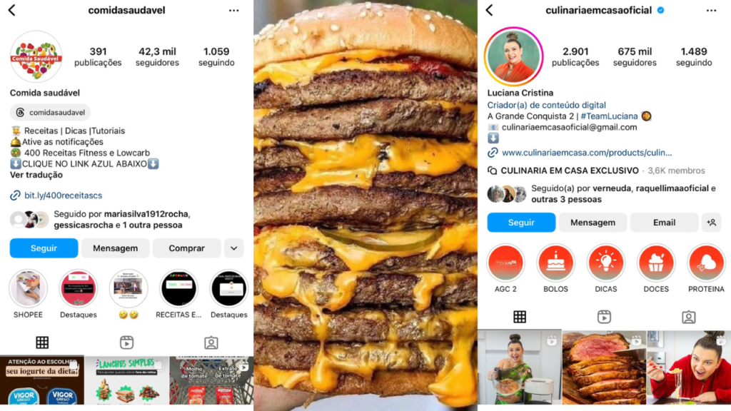 biografia para instagram de comida