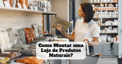 como montar loja de produtos naturais