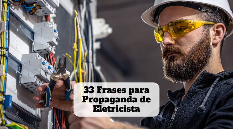 frases para propaganda de eletricista