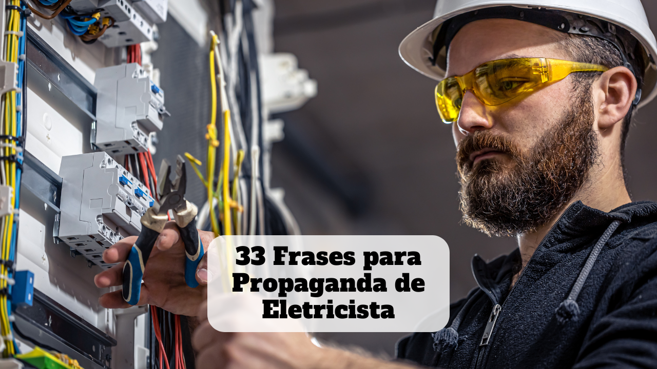 frases para propaganda de eletricista