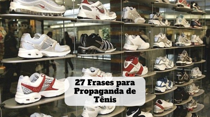 frases para propaganda de tenis