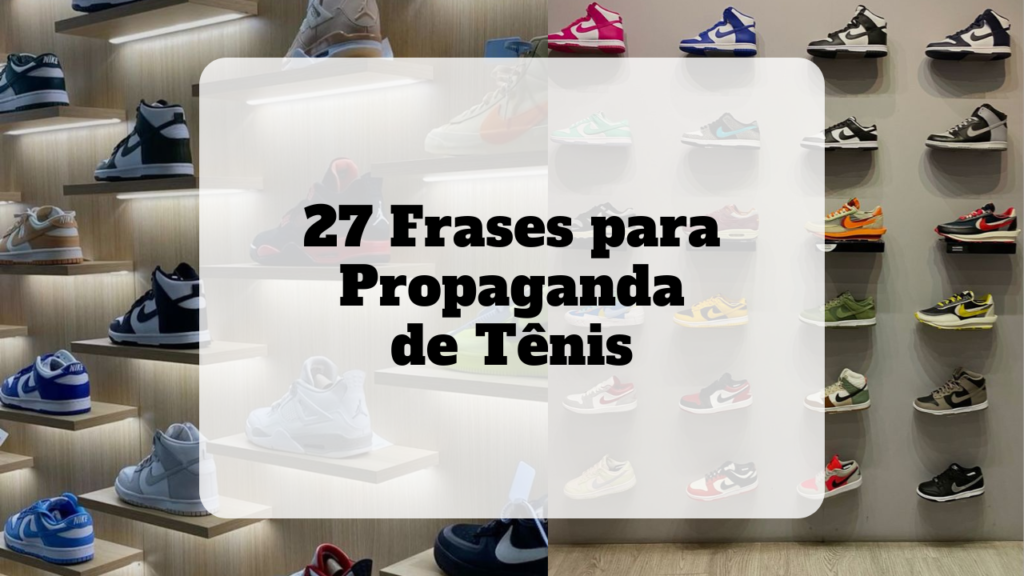 frases para propaganda de tenis