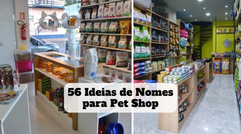 ideias de nomes para pet shop