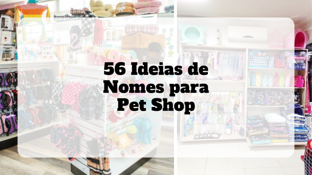 ideias de nomes para pet shop