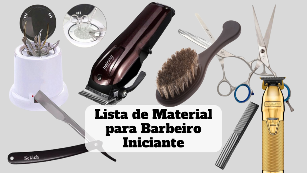 lista de material para barbeiro iniciante