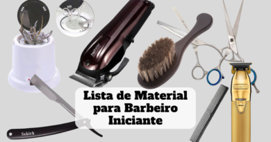 lista de material para barbeiro iniciante