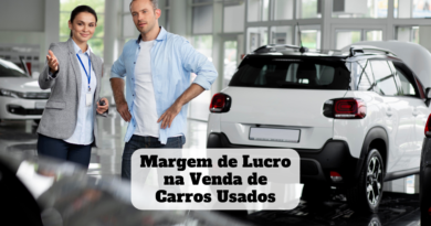 margem de lucro venda de carros usados