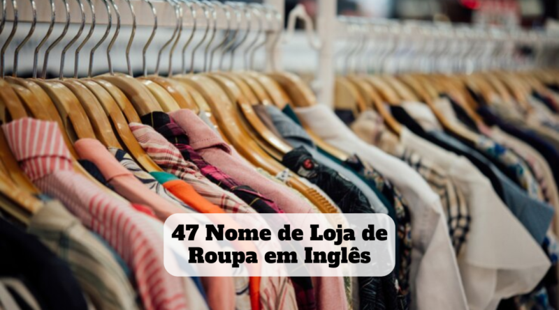 nome de loja de roupa em ingles