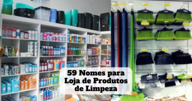 nome para loja de produtos de limpeza