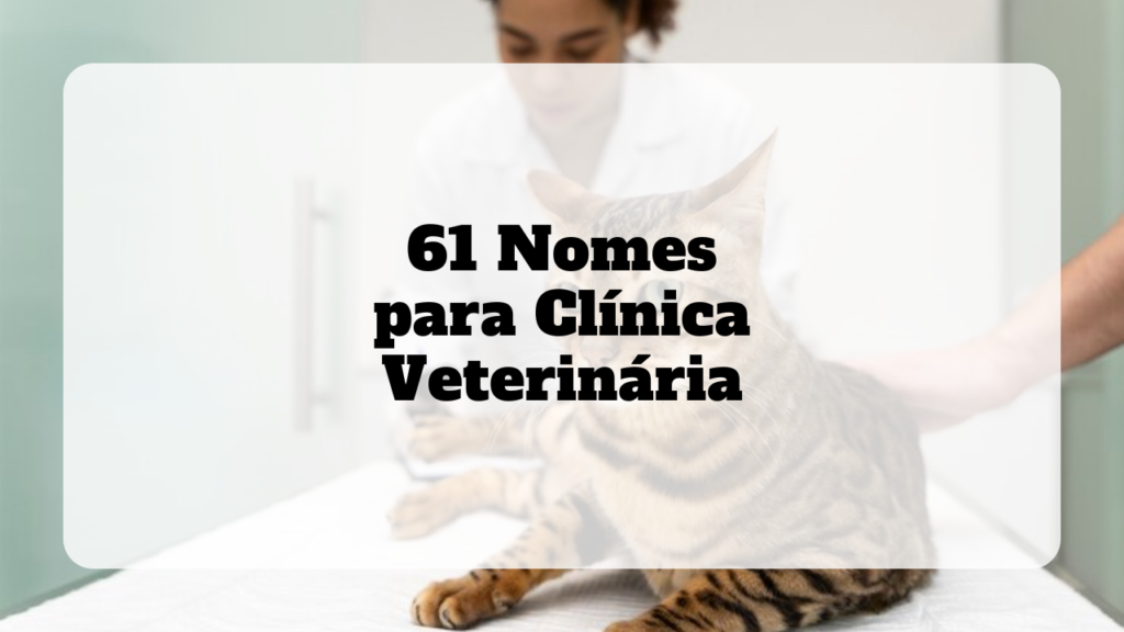 nomes para clinica veterinaria