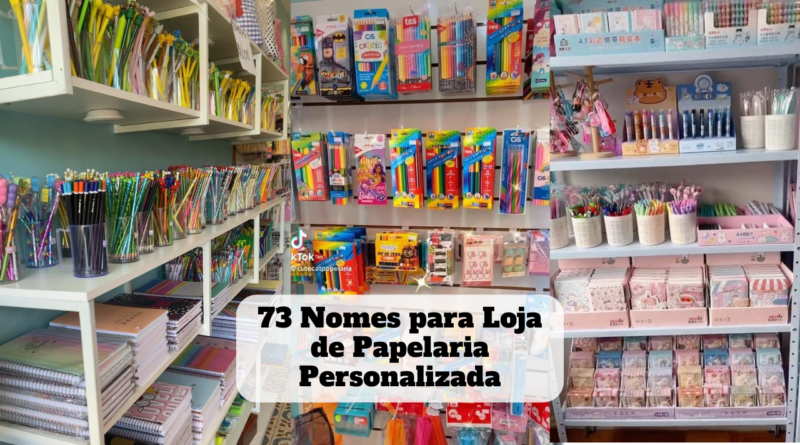 nomes para loja de papelaria personalizada