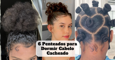 penteado para dormir cabelo cacheado