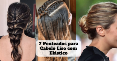 penteados para cabelo liso com elastico