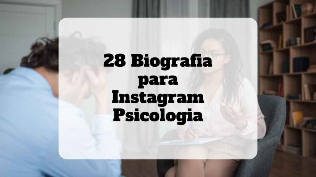 biografia para instagram psicologia