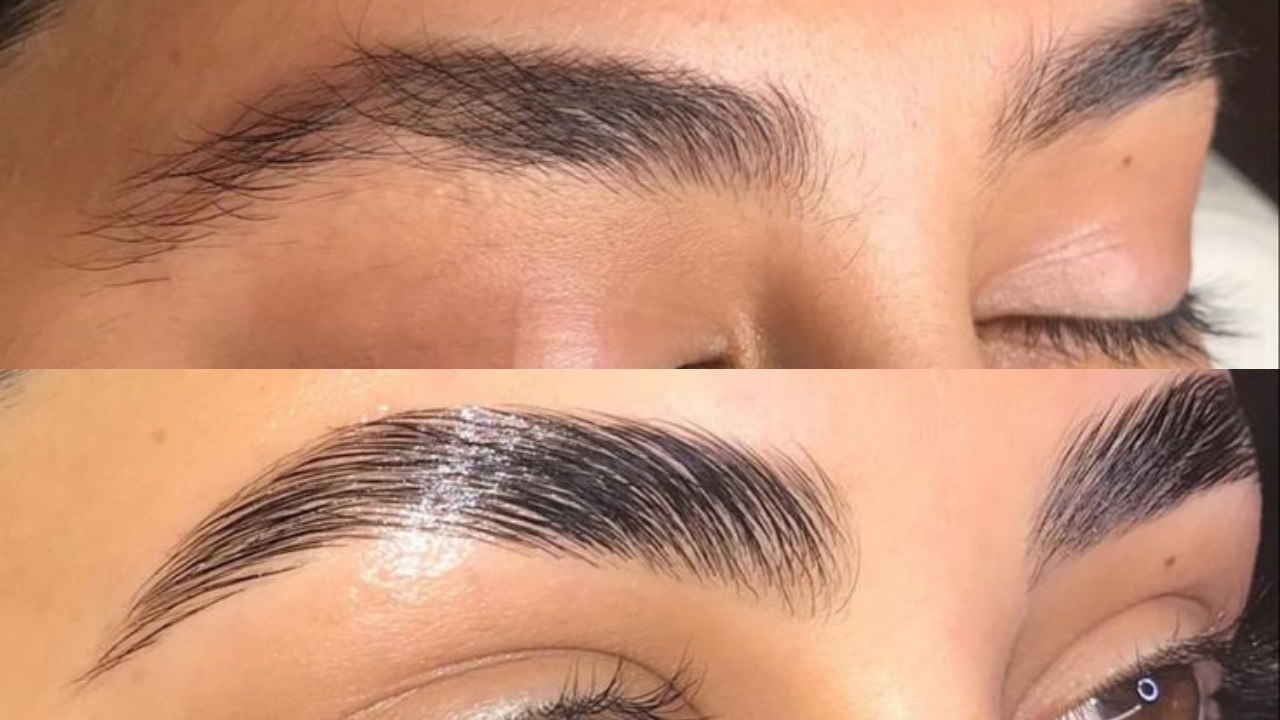 brow lamination em casa