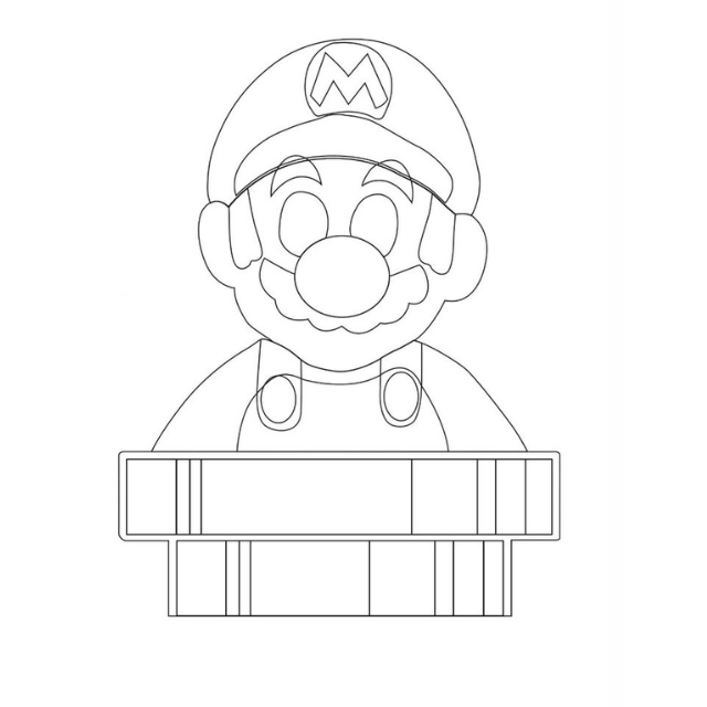 moldes mario bros para imprimir