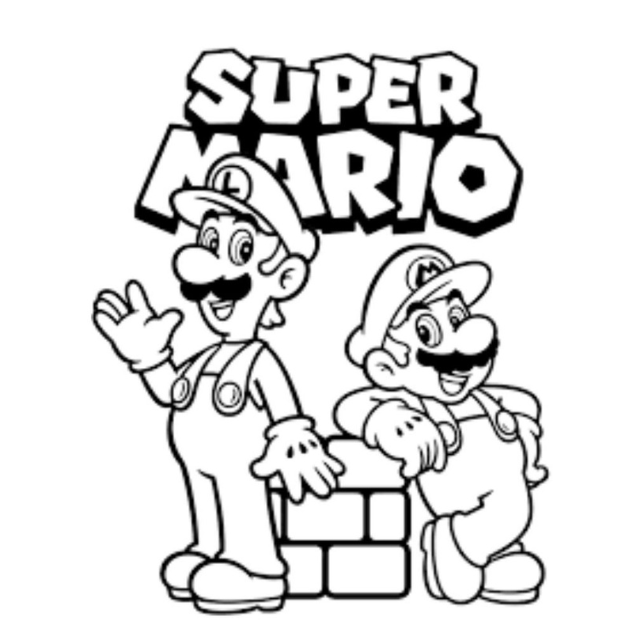 moldes mario bros para imprimir