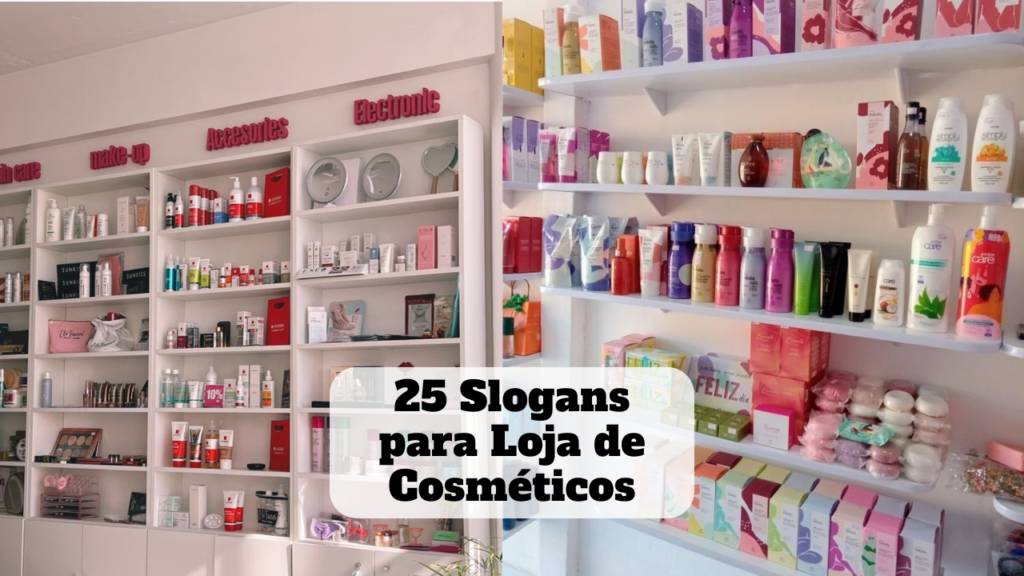 slogan para loja de cosméticos