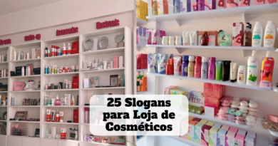 slogan para loja de cosméticos