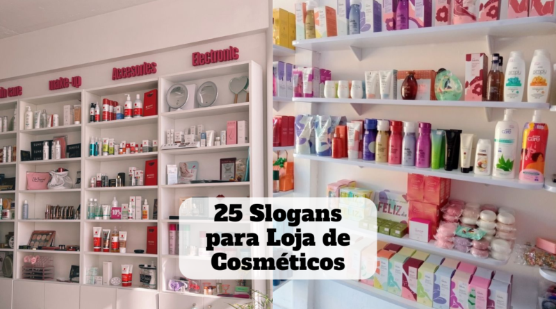 slogan para loja de cosméticos