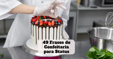 frases de confeitaria para status