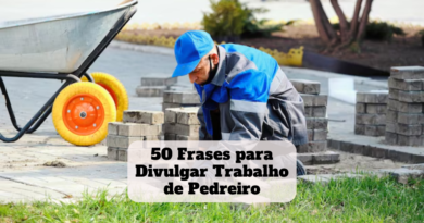 frases para divulgar trabalho de pedreiro