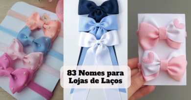 nomes para lojas de laços