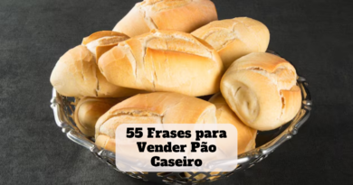 frase para vender pão caseiro