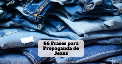 frases para propaganda de jeans