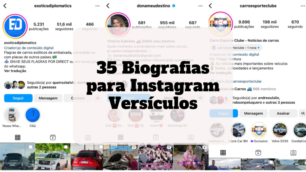 biografia para instagram versiculos