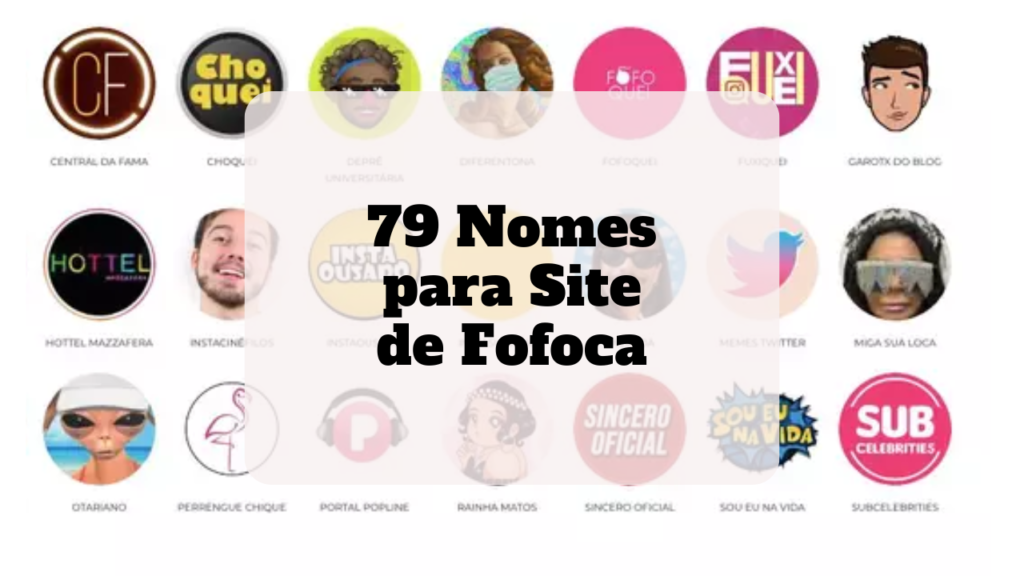 nomes para site de fofoca